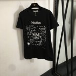 款号20252482 Maxmar*新款 数学公式时尚印花贴布短袖T恤，白色，黑色，Sml， M码；肩宽40，胸围100，袖长18，长71