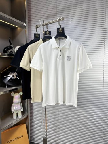 Loew*罗意威 Ss25早春新款翻领polo衫 高品质珠地棉材质 雍容华贵的品牌风格，260克重 客供进口面料 做出来的衬衫也是版型垂顺挺括，并且还抗皱抗起球