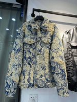 款号：Zmr09# Louis Vuitton路易威登Lv破坏花卉玫瑰提花重工水洗流苏牛仔衣外套夹克 满满的设计感，是驴家本年度最有诚意的一款牛仔外套，流苏毛线