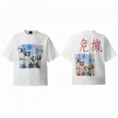 vt9132 Saint Michael总统山Et危机数码直喷印花复古短袖T恤 小领口设计 数码直喷印花 高街复古重磅Vintage短袖 尺码：S M L Xl