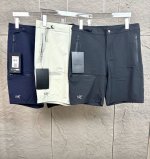 原版定制1:1 顶级刺绣。 Arcteryx始祖鸟 Gamma Lightweight Short 9 纯色Logo刺绣系扣直筒夏季中腰休闲短裤 Gamma软壳