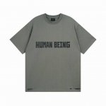 Balenciaga 巴黎世家2025 Ss 正面以Human Being艺术鬼裂印花做旧磨烂短袖T恤. 本市场No.1的质量 真正天花板品质 全部原版开发注意