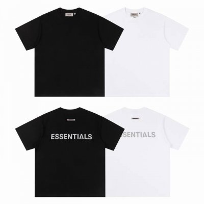 Fear Of God Fog复线 #F22 Essentials 字母Logo短袖 颜色：白 黑 尺码：S~Xl