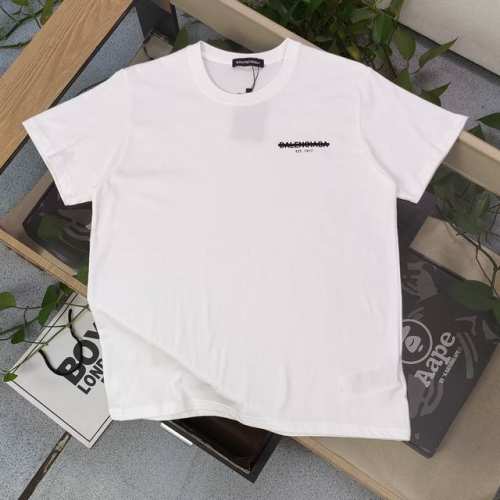 上新 款号：Tx279 2025新款Balenciaga巴黎世家经典涂鸦字母图案Logo印花休闲情侣短袖T恤，轻奢高级，上身效果，绝绝子，采用220克纯棉面料，