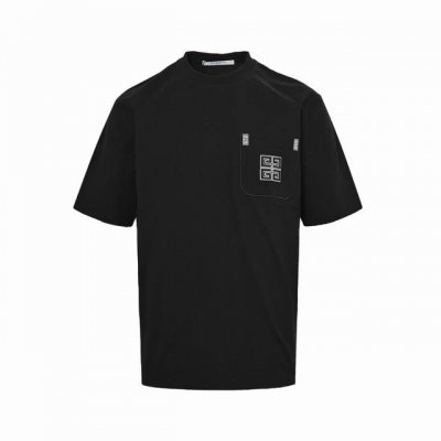 givenchy 纪梵希 25Ss 口袋4G刺绣短袖 分享最好看的纪梵希短袖 最高版本！定制面料300克 %双纱棉！ 辅料：开模原版过鉴定领标 %真丝洗水标。正