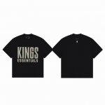 100 fear Of God Fog Essential X Nba 联名款25Ss第二季Kings字母 Logo 印花情侣圆领短袖T恤-高端代购版本 col