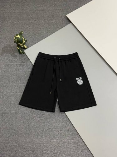 高品质] 迪奥X石头岛联名母字刺绣短裤休闲五分裤 区别市场普通版本 实打实重磅400克毛圈面料 不缩水不变形质感拉满 采用进口机器万针立体刺绣Log 大毛圈设计