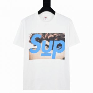 s160P80 灭世纵横 Supreme X Undercover Face Tee 联名卧底的脸印花短袖T恤 拒绝看图做货 拒绝拿错误版本对比 采用圆筒无缝工