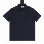 Ami Paris 25Ss Polo衫短袖 采用230克纯棉珠地面料，定制定染的衣领袖口做到与衣服布色无色差，包装吊牌辅料都是买的原版开模，整体做工细节极其复