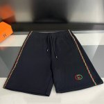 顶级版本最高品质 Gucci 古驰2025Ss夏季新款双G互扣扭绳绣花休闲裤中裤 原版面料高版本高品质 网红明星同款 高品质牛肚面料，定制360克超柔软特别手感