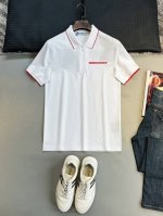 2025春夏新款首发专柜最新polo衫 高端订制 设计前卫时尚 品牌Logo重工艺设计 高端定制230克面料.手感柔软.穿着舒适.专柜级别精致车线.做工精细.上