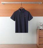 新品 Zegna 杰尼亚桑蚕丝Polo翻领短袖T恤春夏新款延续经典 商务休闲翻领Polo恤.经典的设计 今年的变化采用条纹织带点缀，让整体更具细节感 合体的版型
