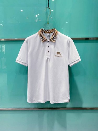 巴宝莉 2025Ss夏季新款 Logo男士翻领Polo衫！经典商务男款，高端男装的天花板级别的商务男款！简约时尚大气不失优雅，单穿内搭体面过人，品质控 细节控的