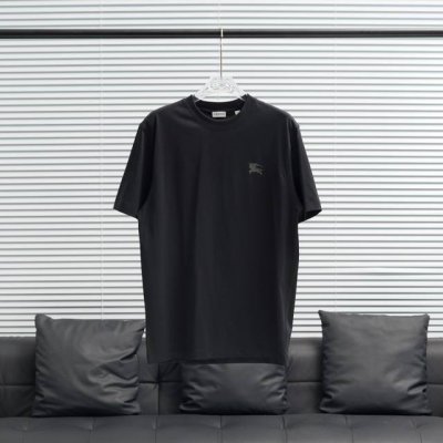 工厂p直供 burberry丨巴宝莉圆盘Logo短袖T恤 尺码 S-Xl 配色 黑色 白色 天蓝 卡其