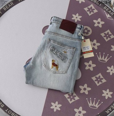 Gucci 2025春夏新款牛仔裤上新 款号：528-5# 尺码：29-40