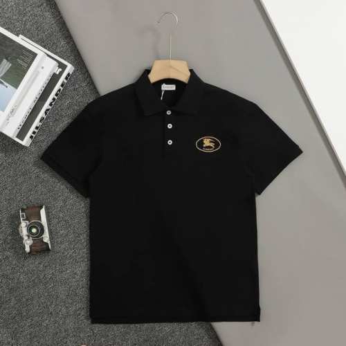 上新 顶级版本 巴宝莉 2025Ss夏季新款胸口经典战马刺绣小标图案翻领polo短袖衫 高端版本 专柜定制280G纯棉珠地面料 透气舒适度高 细节无可挑剔 品牌