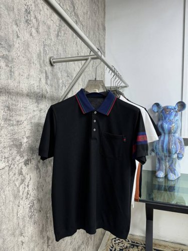 上新 25Ss G家 早春新款起脚色织Polo 原版定制 进口纱线色染 经典百搭 码数48-56