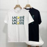 高品质 Lacoste法国鳄鱼男装25春季新款休闲纯棉舒适短袖正肩T恤 官网新款 胸前其实大印花 高品质货全棉220克洗水面料 柔软舒适！品质超好！基础款主要就