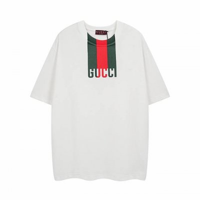 全年有货不下架 #Gucci古驰#2025早春系列，经典印花，官方原版,定制32支双纱纯棉面料，克重260G，手感松软细腻又比一般棉布料扎实，舒适透气不易变形，