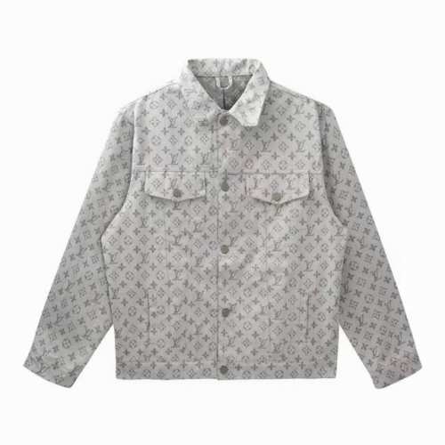 款号：Zmr13# Louis Vuitton Lv路易威登满印提花牛仔夹克外套 整体衣服设计感十足 经典满印Lv字母Logo无论是看起来还是穿起来都是很高级