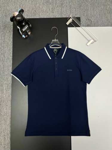 Boss 博斯 字母刺绣新款Polo衫 原版面料 原版订制辅料 官方同款 采用210克丝光珠地面料，定制 同缸染面料 手感非常舒服爽滑 版型挺阔有型 一线品牌代