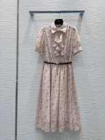 Celin* 2025Ss新款背心印花连衣裙 时髦低调气质又奢华高级 版型百搭不挑人 原版定制科技面料 做工品质看细节 白富美必入 强烈推荐 Sml S肩宽34