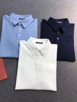 新品 Lp男士高端商务休闲珠地棉翻领Polo衫，贸易公司渠道臻品，系出名门，纯正血统品质，意大利原产出品，25年官方新品！！ 颇具意大利典型风格的时装，在面料选