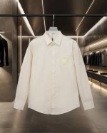 190 Dior 迪奥 爆款来袭 荧光Logo刺绣1947字母图案长袖衬衫 2025Ss官网新款长袖 衬衫 衬衣，精美刺绣Logo 高端版本，专柜定制面料 透气