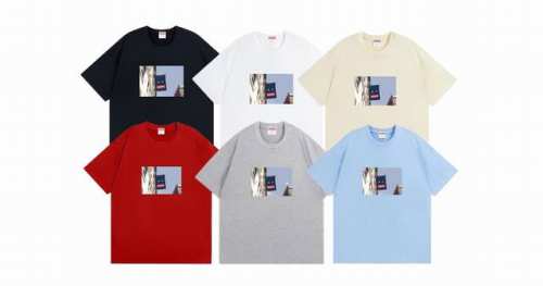 款号784#P70 supreme Week1Bannertee横幅短袖 宽松版型 采用260克精梳棉双纱 从面料到辅料全部三标齐全跟足Zp 进口松井公司浆料印
