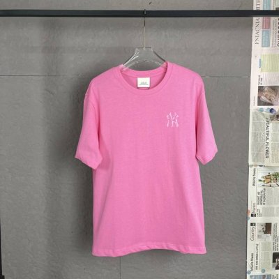 A01 高版本 Mlb 300克重 发泡工艺 25新款 后背满印大标短袖通肩压条保证舒适性1同步发售 最大穿到200斤 ny洋基队情侣款式 定制宽松舒适 超爆