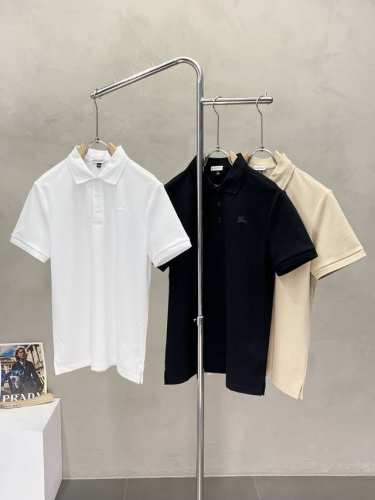 burberry巴宝莉独家专供新款原单男士休闲短袖 高端定制 高端版本 时尚百搭爆款进口面料 手感超柔软细腻 穿着亲肤舒适 高端精品 代工厂P精细做工 上身非常