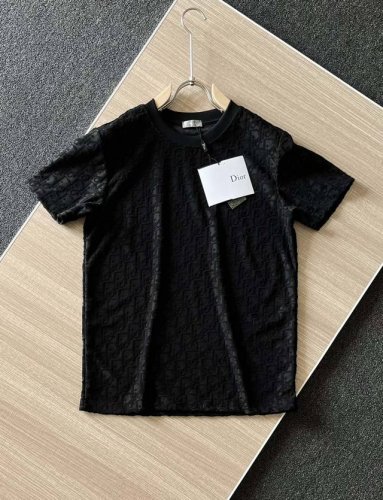高品质 dior 迪奥桑3D凹凸提花植绒T桖 25Ss春夏新品 官网旗舰店同步开售 全身上下D家字母提花植绒工艺 客供230克桑蚕丝面料 透气凉爽 不起球 不变