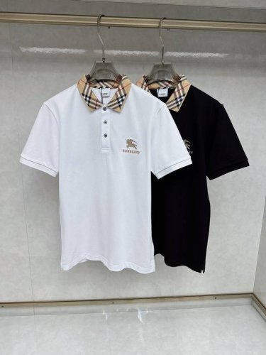 巴宝莉 2025Ss夏季新款 Logo男士翻领Polo衫！经典商务男款，高端男装的天花板级别的商务男款！简约时尚大气不失优雅，单穿内搭体面过人，品质控 细节控的