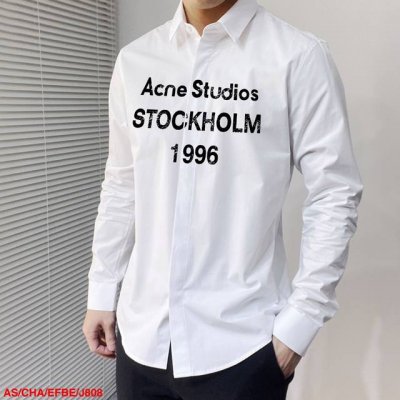 j808 Asacne Studios专柜最新款男士必备款衬衫，100%天然棉，舒服透气，原单狠货，原版面料，柔软舒适，上身高端又奢华，足够场面的档次，这款衬衫