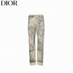 Dior 迪奥 24Fw 水墨素描印花牛仔裤 进口水洗丹宁牛仔面料，复古做旧印花，全套定制五金辅料，品质很顶，男女皆可完美驾驭！ Size: M-Xxl