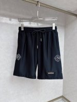 克罗心 2025夏季新款男士休闲短裤，高级定制面料透气面料 透气弹力舒适度极高，细节无可挑剔，顶级辅料配备，原版Logo设计理念，手感细腻柔软！上身版型超赞！尺