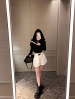 alexand*Wang满幅烫钻订制织麦标短裤～～超百搭显瘦Sml