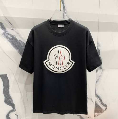 120 高品质Moncler 蒙口毛巾绣大Logot桖 25Ss春夏新品，官网旗舰店同步开售，M家经典大Logo，袖口章仔小标，非二次开发，原版成型，采用32支