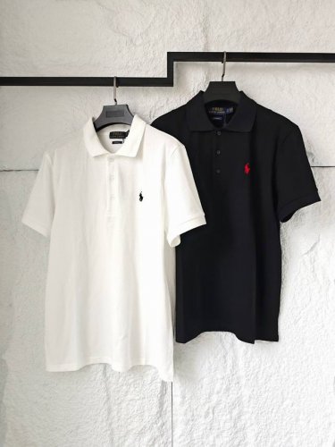 ralph Lauren 拉夫劳伦新款马球Logo立体刺绣Polo衫 男女同款 210G %全棉珠地棉 全套订织订染螺纹 订制Logo纽扣 胸前Logo刺绣 简