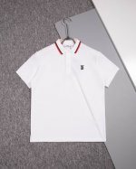 Burberry 巴宝莉 经典 格子拼接扣编织领 Logo 拼接polo衫 原版面料 官方同款 定制 同缸染面料 手感非常舒服 春夏最新砖柜同步 时尚又个性 超