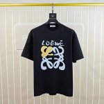 L*Ewe 罗意威 2025原单男士圆领短袖T恤 独家专供春夏新款 专柜同步售卖 高端品质 高版本 Os版型 时尚百搭爆款定制进口双股纯棉面料 胸前印花字母Lo