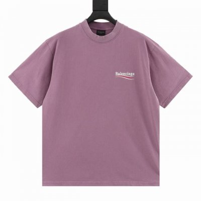 balenciaga 巴黎世家 可乐波浪印花短袖 全新的面料与车线工艺 定制高克重面料 全程都是定织定染的 特殊色的决绝忌讳现成面料 大货只用到10卷面料 虽然