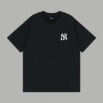 顶端刺绣品质Mlb 基础款双拼刺绣白色短袖宽松男女同款情侣款 采用抗菌260克新疆长绒棉重磅面料 透气舒适 怎么洗都不起球透气轻柔的短袖，让您穿着舒适一整天！