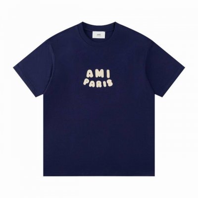 市场第一品质 Ami 艾米 2025Ss夏季新款微标短袖T恤 这个款式我们在上新第一时间就已经在做 品质把控细节无敌 放心下单 注意细节 细节 2025新升级两