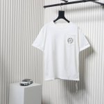 Chrome Hearts Ch 克罗心梵文十字架印花短袖T桖采用直喷进口机器印花五金辅料均开磨定制正确配置 黑色2025克罗心正品包装 280克定制定染双纱棉