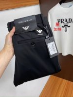 支持年后退换 P250 Armani/阿玛尼（加绒加厚）超A代购级别强货 2024秋冬专柜新款 Aj家专柜直供产品，顶级原单商务正装直筒男士西裤秋冬加绒加厚休闲