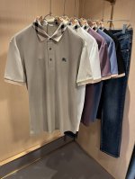 Bur*Erry 巴*莉 2025春夏新款男士短袖Polo衫，品牌最新设计元素！既不单调也不复杂,恰到好处的展现品味！客供顶级定制珠地棉面料！舒适吸汗透气根本不