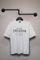 Aeniaa 巴黎世家 Erewhon合作系列印花短袖T恤 克重240 工艺洗水处理 椭圆裂纹机印花 数码直喷网点工艺 对位整齐 无毛边 进口环保浆料刮浆 效果
