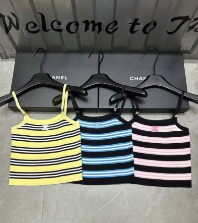 新品上线 款号:29207# #香香条纹吊带实拍图