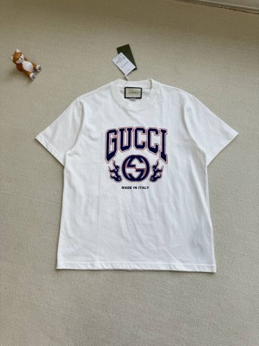 gucci 古驰 25Ss 胸前G家标识印花短袖圆领情侣款T恤 轻奢主义，男女日常通勤穿搭必备单品，正确版本，随意对比！ 购入原版开模打造，面料采用280克，